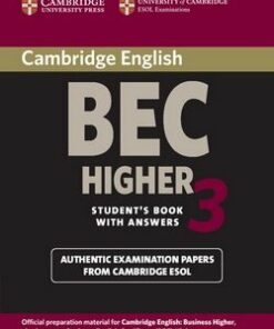 Cambridge BEC Higher 3 Student's Book with Answers - Cambridge ESOL - 9780521672030