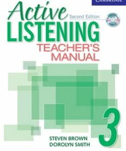 Active Listening (2nd Edition) 3: Teacher's Manual with Audio CD - Steve Brown - 9780521678223