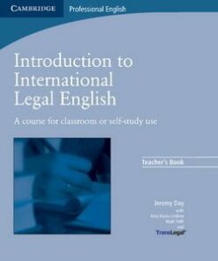 Introduction to International Legal English Teacher's Book - Jeremy Day - 9780521712033