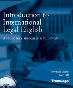 Introduction to International Legal English Student's Book with Audio CDs (2) - Amy Krois-Lindner - 9780521718998
