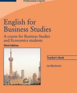 English for Business Studies (3rd Edition) Teacher's Book - Ian Mackenzie - 9780521743426