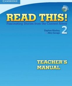 Read This! 2 Teacher's Manual with Audio CD - Daphne Mackey - 9780521747912