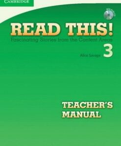 Read This! 3 Teacher's Manual with Audio CD - Alice Savage - 9780521747943