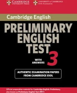 Cambridge Preliminary English Test (PET) 3 Student's Book with Answers - Cambridge ESOL - 9780521754736