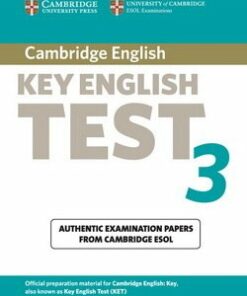 Cambridge Key English Test (KET) 3 Student's Book - Cambridge ESOL - 9780521754781