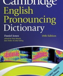 Cambridge English Pronouncing Dictionary (18th Edition) (Hardback) - Daniel Jones - 9780521765756
