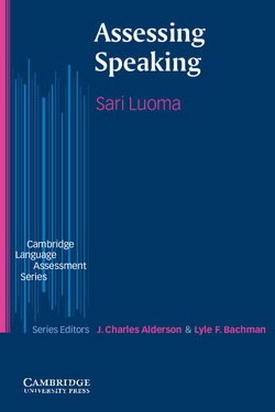 Assessing Speaking - Sari Luoma - 9780521804875