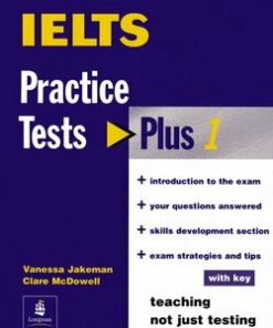 IELTS Practice Tests Plus 1 with Answer Key - Vanessa Jakeman - 9780582471696