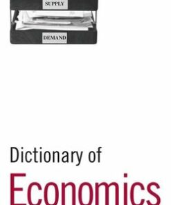 Dictionary of Economics - Bloomsbury Publishing - 9780713682038