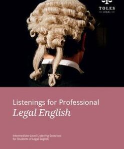Listenings for Professional Legal English - Charles J. Hewetson - 9780957358959