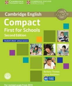 Compact First for Schools (2nd Edition) Student's Book without Answers with CD-ROM - Barbara Thomas - 9781107415560