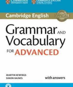Grammar and Vocabulary for Advanced (CAE) with Answers & Audio Download - Martin Hewings - 9781107481114