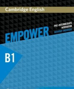 Cambridge English Empower Pre-Intermediate B1 Workbook without Answers with Audio Download - Peter Anderson - 9781107488762