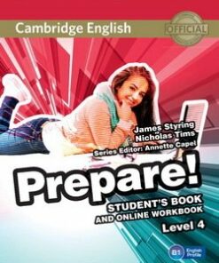 Cambridge English Prepare! 4 Student's Book & Online Workbook - James Styring - 9781107497856
