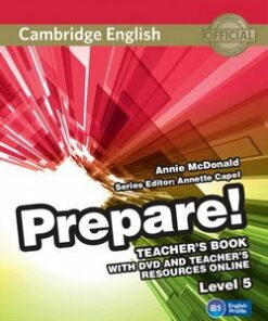 Cambridge English Prepare! 5 Teacher's Book with DVD & Teacher's Resources Online - Annie McDonald - 9781107497887
