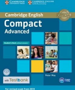 Compact Advanced Student's Book without Answers with CD-ROM & Testbank - Peter May - 9781107543799