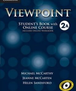 Viewpoint 2 Student's Book A with Online Course & Online Workbook - Michael McCarthy - 9781107568099
