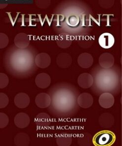 Viewpoint 1 Teacher's Edition with Assessment Audio CD / CD-ROM - Michael J. McCarthy - 9781107601536
