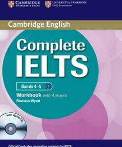 Complete IELTS Bands 4-5 Workbook with Answers & Audio CD - Rawdon Wyatt - 9781107602458