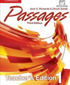 Passages (3rd Edition) 1 Teacher's Edition with Assessment Audio CD/CD-ROM - Jack C. Richards  Regional Language Centre