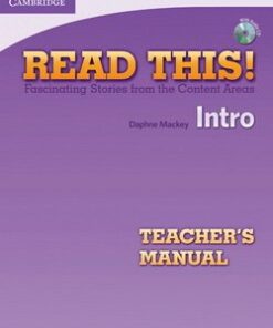 Read This! Intro Teacher's Manual with Audio CD - Daphne Mackey - 9781107649231