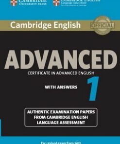 Cambridge English: Advanced (CAE) 1 Student's Book with Answers -  - 9781107653511