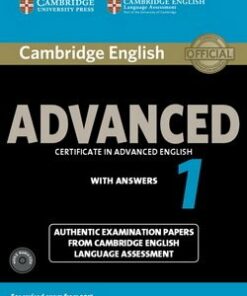 Cambridge English: Advanced (CAE) 1 Student's Book Pack (Student's Book with Answers & Audio CDs (2)) -  - 9781107654969