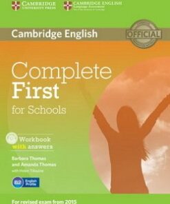 Complete First for Schools (FCE4S) Workbook with Answers & Audio CD - Barbara Thomas - 9781107656345