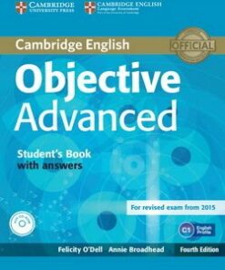Objective Advanced (4th Edition) Student's Book with Answers & CD-ROM - Felicity O'Dell - 9781107657557