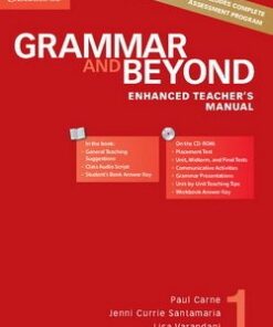 Grammar and Beyond 1 Enhanced Teacher's Manual with CD-ROM - Paul Carne - 9781107658578