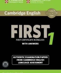 Cambridge English: First (FCE) 1 Student's Book Pack (Student's Book with Answers & Audio CDs (2)) -  - 9781107663312