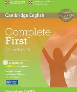 Complete First for Schools (FCE4S) Workbook without Answers with Audio CD - Barbara Thomas - 9781107671799