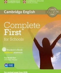 Complete First for Schools (FCE4S) Student's Book without Answers with CD-ROM - Guy Brook-Hart - 9781107675162