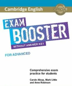 Cambridge English Exam Booster for Advanced (CAE) without Answer Key with Audio Download - Carole Allsop - 9781108349079