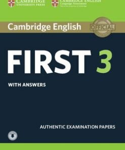 Cambridge English: First (FCE) 3 Student's Book with Answers & Audio Download -  - 9781108380782