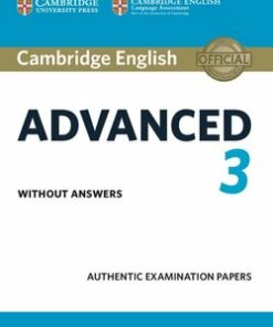 Cambridge English: Advanced (CAE) 3 Student's Book without Answers -  - 9781108431200