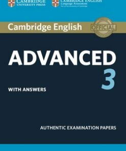 Cambridge English: Advanced (CAE) 3 Student's Book with Answers -  - 9781108431217