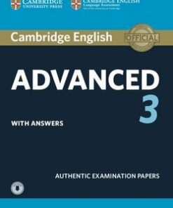 Cambridge English: Advanced (CAE) 3 Student's Book with Answers & Audio Download -  - 9781108431224