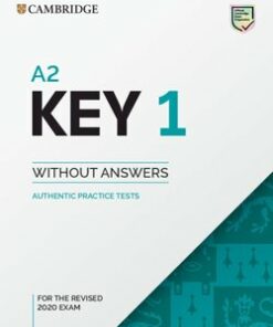 A2 Key (KET) (2020 Exam) 1 Student's Book without Answers -  - 9781108718127