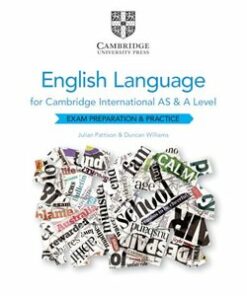 Cambridge International AS & A Level English Language (2nd Edition - 2021 Exam) Exam Preparation and Practice - Julian Pattison - 9781108731256
