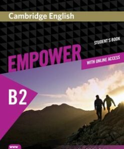 Cambridge English Empower Upper Intermediate B2 Student's Book Pack with Online Workbook