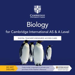 Cambridge International AS & A Level Biology (5th Edition) Digital Teacher's Resource (Internet Access Card) - David Martindill - 9781108797795