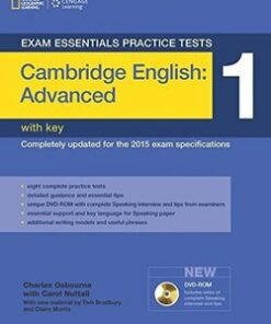 Exam Essentials: Cambridge English: Advanced (CAE) Practice Tests 1 with Answer Key & DVD-ROM - Eunice Yeates - 9781285744971