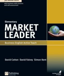 Market Leader (3rd Edition) Elementary Extra ActiveTeach (Interactive Whiteboard Software) CD-ROM -  - 9781292124551