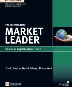 Market Leader (3rd Edition) Pre-Intermediate Extra ActiveTeach (Interactive Whiteboard Software) CD-ROM -  - 9781292124667
