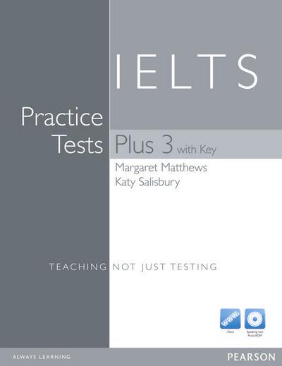 IELTS Practice Tests Plus 3 with Answer Key & Mu | Heath Educational Books