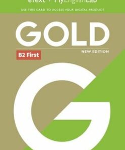 Gold (New Edition) B2 First eText Coursebook & MyEnglishLab (Internet Access Code) -  - 9781292202099