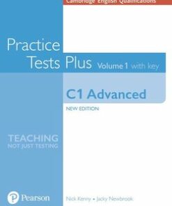 Cambridge English: Advanced (CAE) Practice Tests Plus 1 (New Edition) Student's Book with Key & Online Audio - Nick Kenny - 9781292208725