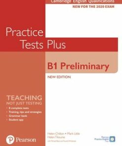 Cambridge English Qualifications: B1 Preliminary (PET) (2020 Exam) Practice Tests Plus Student's Book without Key with Online Audio - Helen Chilton - 9781292282152