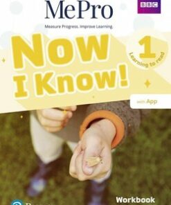 Now I Know 1 (Learning To Read) MePro Workbook with App -  - 9781292328300